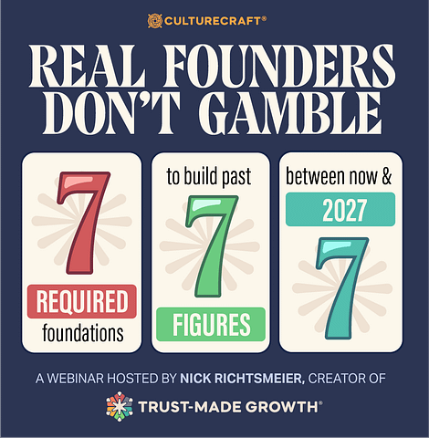 Real founders dont gamble